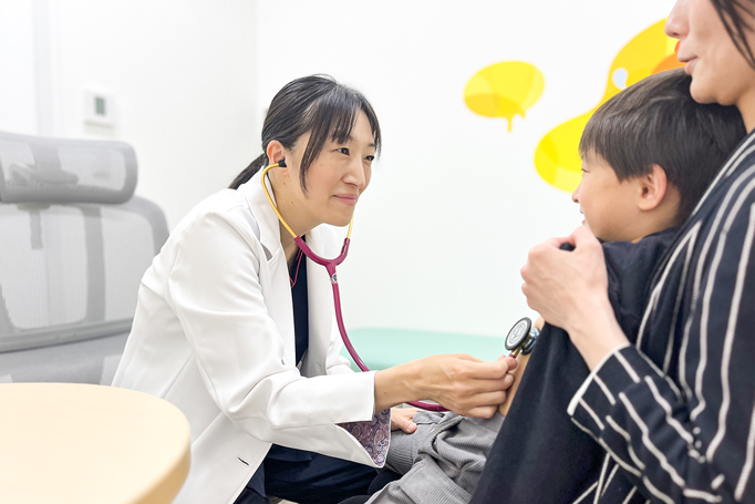 お子さんや親御さんの気持ちに寄り添った診療